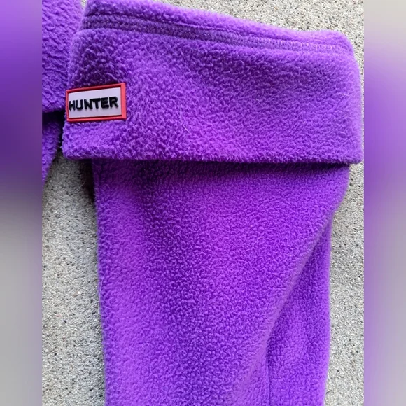 Purple Fleece Hunter Boot Socks Women's XL  Extra Large - Picture 3 of 11